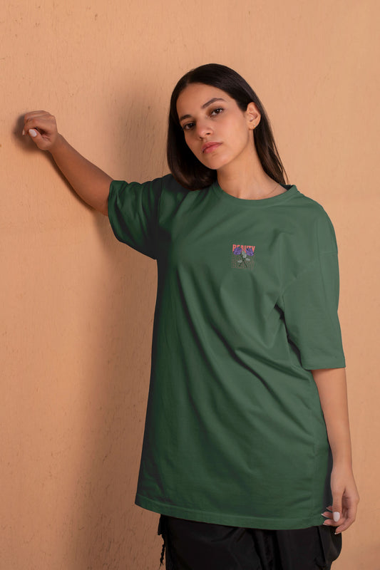 Beauty Design Olive Green T-shirt