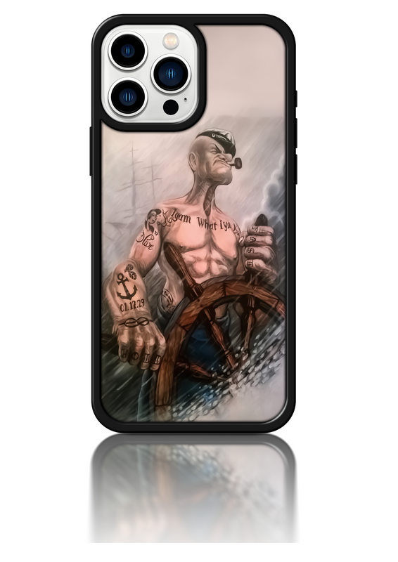 Popeye the Sailor Printed Iphone Mobile Cover