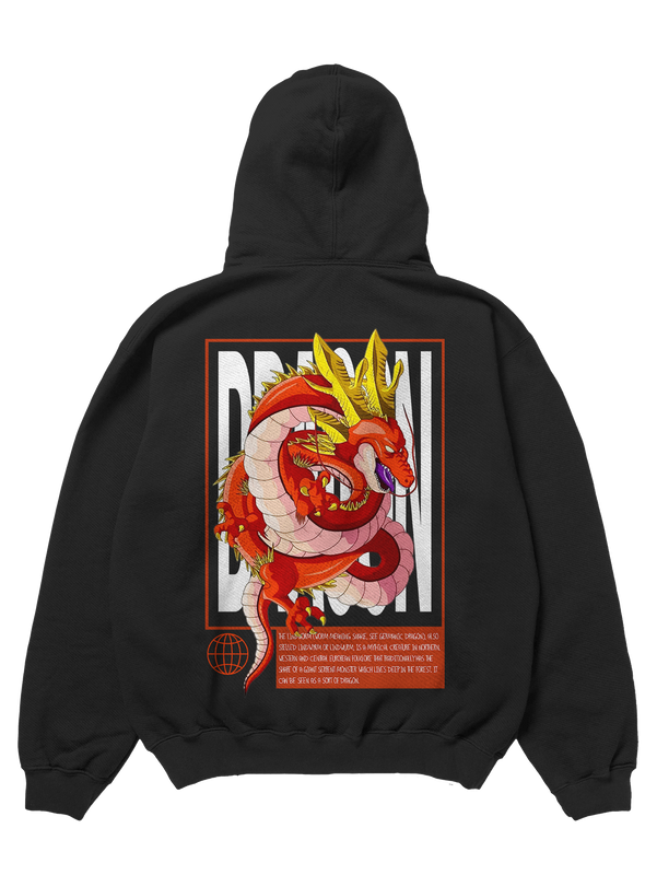 LINDWORM DRAGON Design 450gsm Premium Hoodie