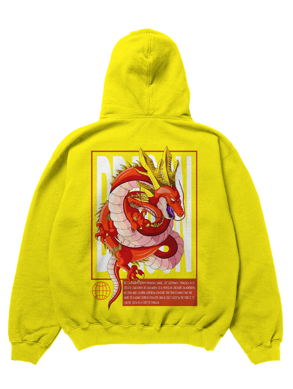 LINDWORM DRAGON Design 450gsm Premium Hoodie