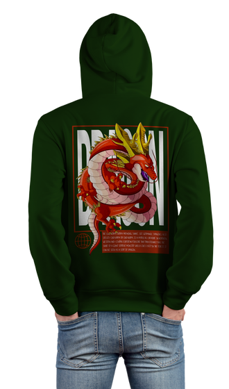 LINDWORM DRAGON Design 450gsm Premium Hoodie