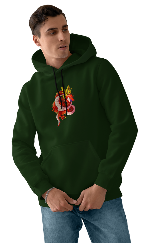 LINDWORM DRAGON Design 450gsm Premium Hoodie