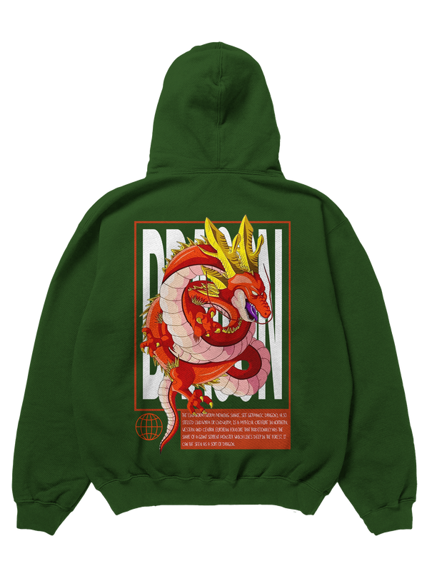 LINDWORM DRAGON Design 450gsm Premium Hoodie