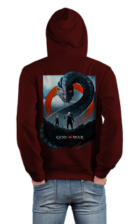 God of War Design Maroon 450gsm Premium Hoodie