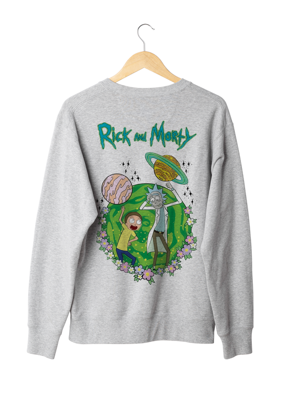 Rick and Morty Design 100% Cotton Sweatshirt