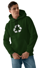 Ruined by Trade Design Green Color 450gsm Premium Hoodie