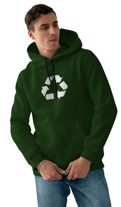 Ruined by Trade Design Green Color 450gsm Premium Hoodie