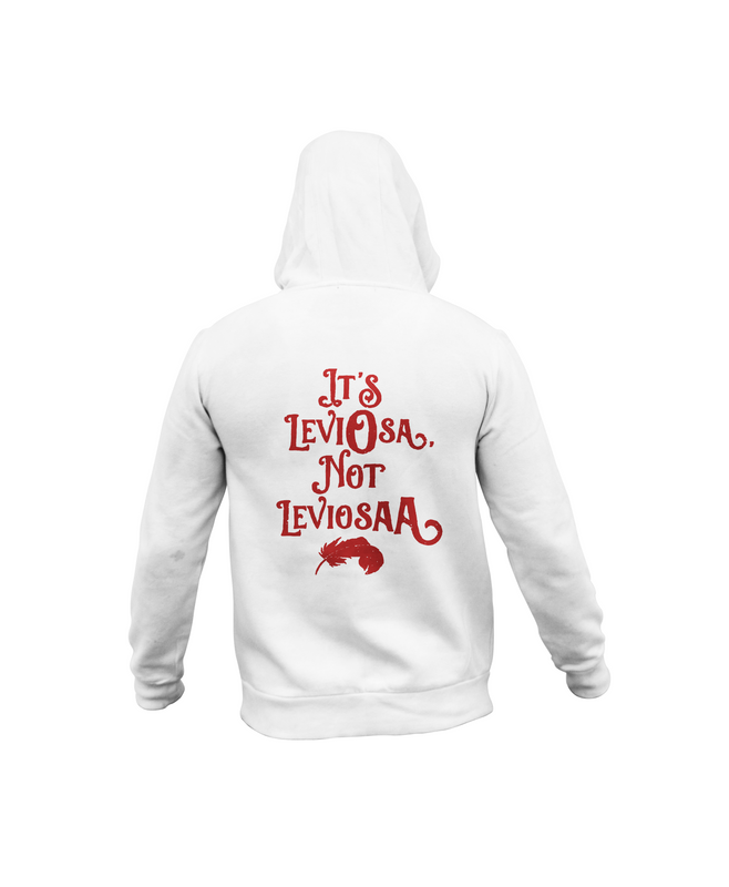 Harry Potter Design White Hoodie 100% Cotton