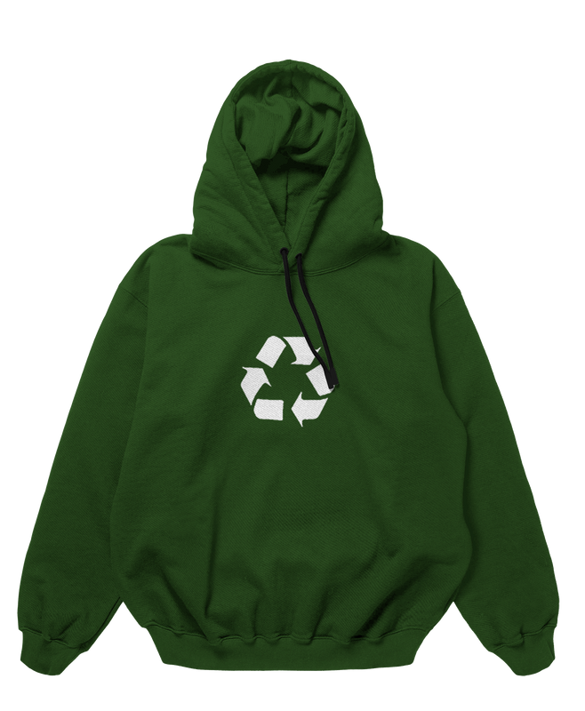 Ruined by Trade Design Green Color 450gsm Premium Hoodie