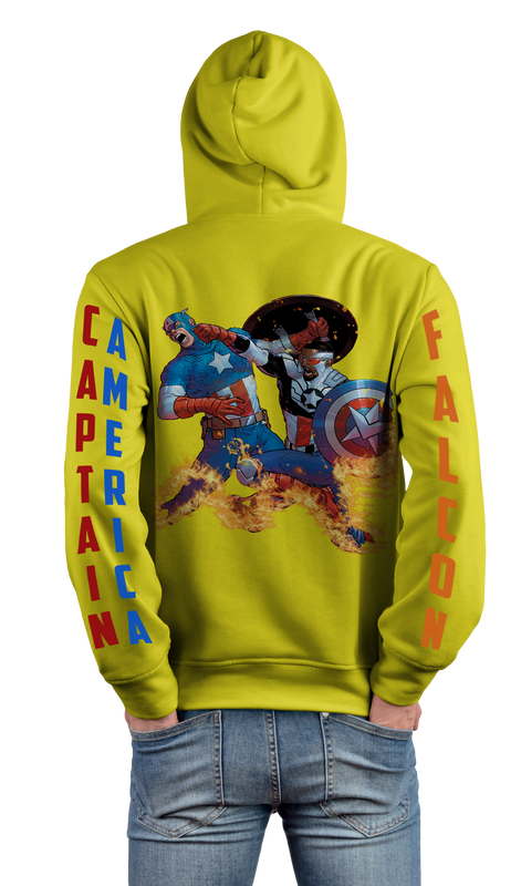 Captain America Design premium 450gsm Premium Hoodie