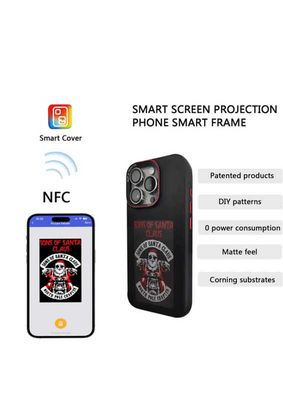 Smart Magic iPhone Cover E ink Technology-NFC Enabled