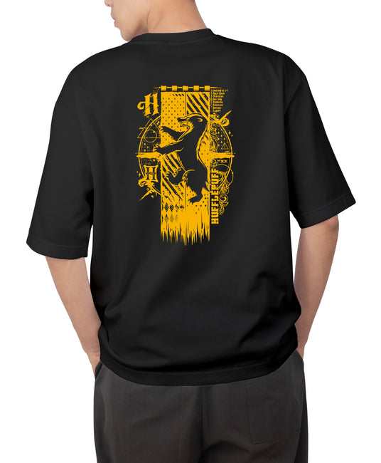 HARRY POTTER HUFFLEPUFF UNISEX OVERSIZED T-SHIRT