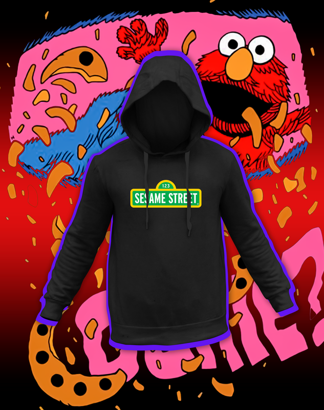 Cookie Monster Black Hoodie