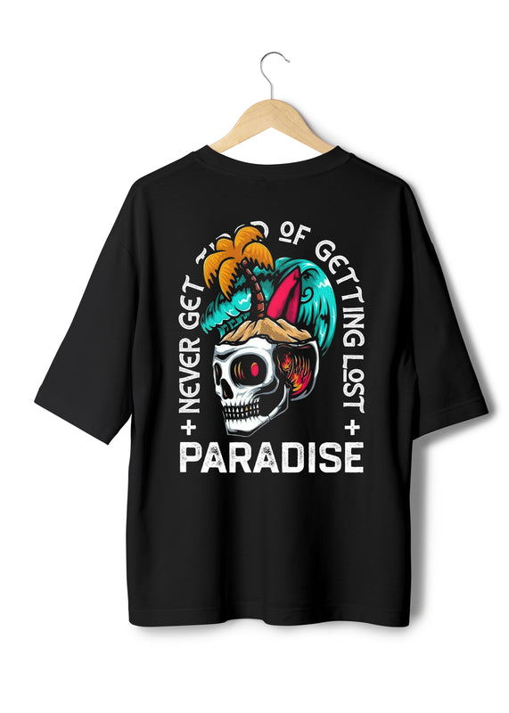 SKULL PARADISE UNISEX OVERSIZED T-SHIRT