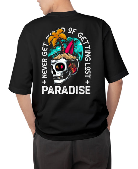 SKULL PARADISE UNISEX OVERSIZED T-SHIRT