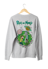 Rick and Morty Design 100% Cotton Sweatshirt