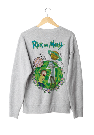 Rick and Morty Design 100% Cotton Sweatshirt