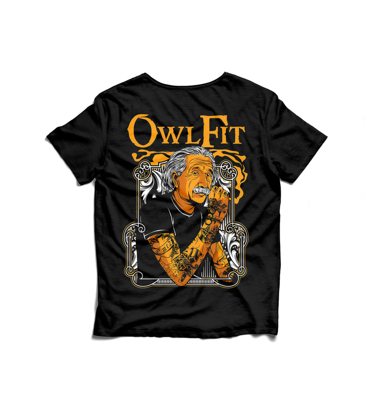 EINSTEIN OWL FIT UNISEX REGULAR SIZED T-SHIRT