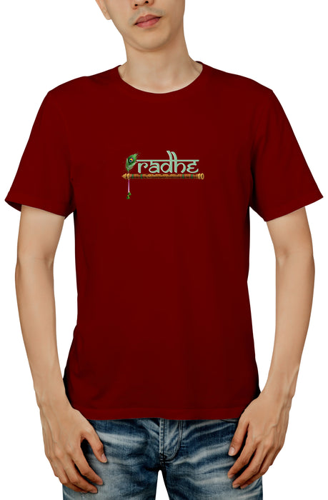 RADHE KRISHNA DESIGN UNISEX REGULAR SIZED T-SHIRT