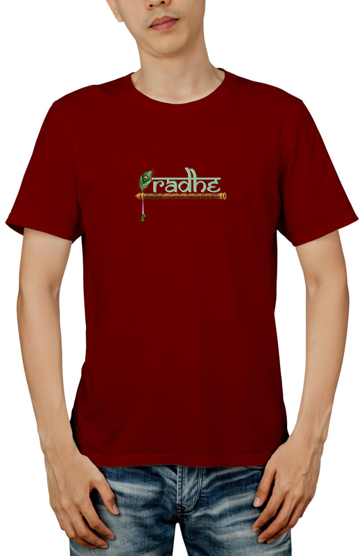 RADHE KRISHNA DESIGN UNISEX REGULAR SIZED T-SHIRT