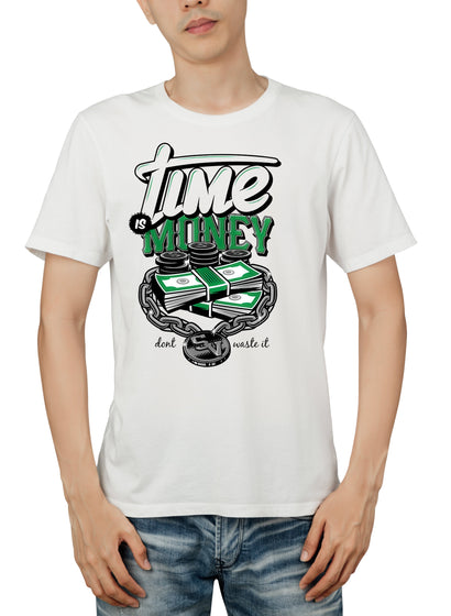 TIME IS MONEY UNISEX REGULAR SIZED T-SHIRT