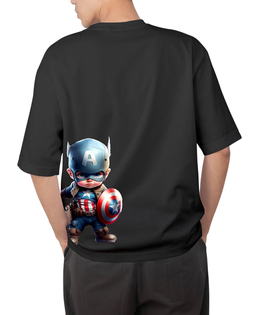 CAPTAIN AMERICA UNISEX OVERSIZED T-SHIRT