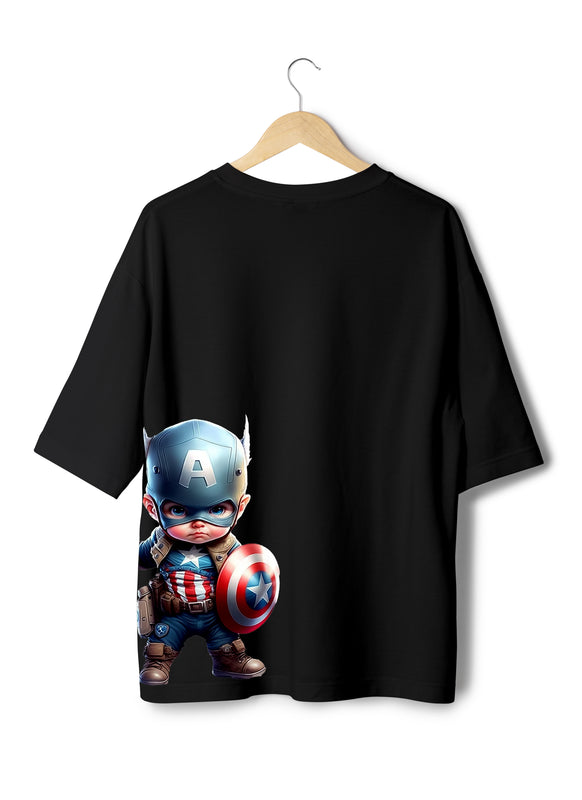 CAPTAIN AMERICA UNISEX OVERSIZED T-SHIRT